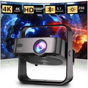 Nuevo Mini 360 con Sistema Android 14 ° Soporte Ajustable para Proyector, Compatible con Películas, 4K, WiFi 6, LED, Portátil, Video HD 720P, Proyector Inteligente - Product Image 3