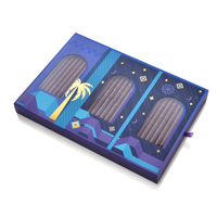 Boîte de chocolat Eid Mubarak avec fenêtre, emballage cadeau pour le festival du Ramadan, vente en gros