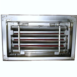 Thép không gỉ có thể mở ra trở lại lưới tản nhiệt không khí cố định louver trở lại lưới tản nhiệt không khí thích hợp cho ống thông gió HVAC - Product Image 5