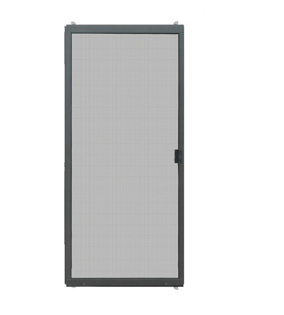 New Anti Air Aluminum Alloy Black White Fiberglass Sliding Screen Doors