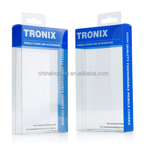 Custom High Quality Clear PVC Plastic Packing Box For Small PET Phone Case Packaging Gift Boxes