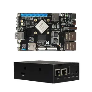Rockchip RK3568 Single Board Computer with Metal Shell,Dual Gigabit Supports Ubuntu, Android Compatibility with Raspberry Pi