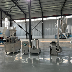 100-200 kg/h Ligne de production de riz soufflé Muri Poha extrudé continu Usine de processus de machine - Product Image 2