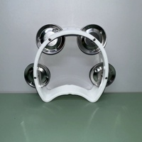 Hand Bell Percussion Instrument Tambourine Ring Thickened Small Four Bell Ring Orff Rattle