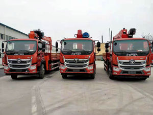 <span class=keywords><strong>Camion</strong></span> à <span class=keywords><strong>benne</strong></span> basculante Foton 4X2 6 tonnes 8 tonnes Monte Crane Hoisting Machinery 12m de rayon d'action - Product Image 3