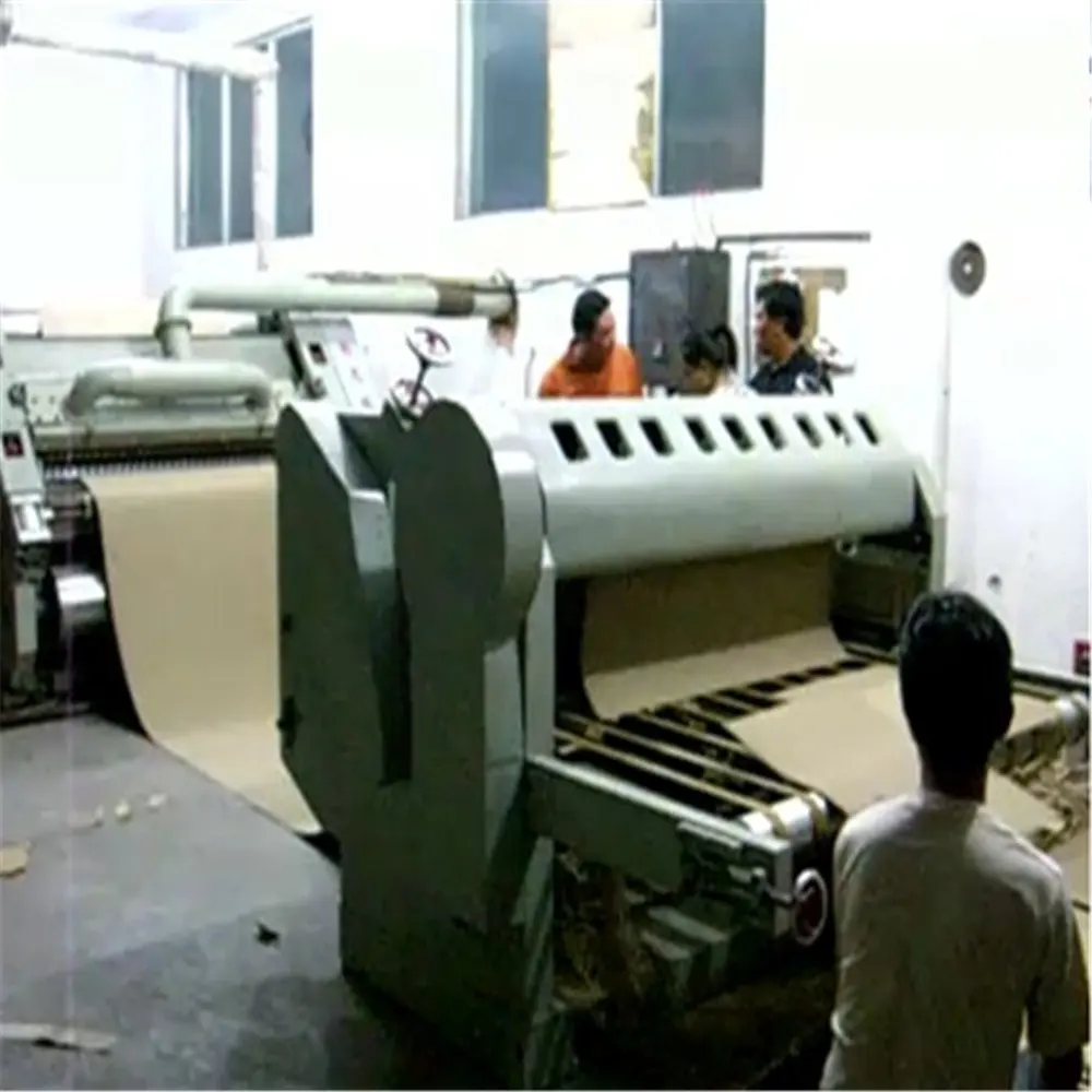 Canghai-máquina de cartón corrugado sin dedos, de una sola cara, en línea de embalaje
