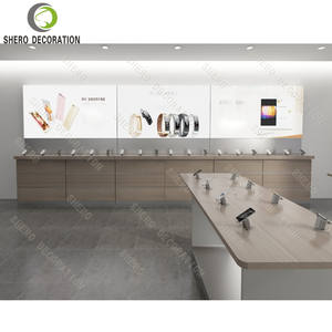 Décoration intérieure de boutique de téléphonie mobile de style lumineux, mobilier durable pour boutique de téléphonie mobile avec éclairage LED personnalisé, vitrine d'exposition pour boutique de téléphonie mobile - Product Image 2