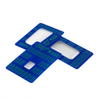 Barre d'or Carte d'emballage personnalisée Emballage de barre de monnaie Vide Pc Blister pour la fonction de sécurité en plastique Carte imprimée