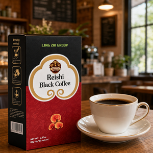Caffè Istantaneo Senza Zucchero al Gusto di Frutta Reishi, 80g 20 Bustine, Pronto da Preparare, OEM Etichetta Privata, Fornitore all'Ingrosso - Product Image 3