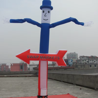 Danseur gonflable personnalisé, Sky Dancer, tube publicitaire ondulant pour la promotion extérieure