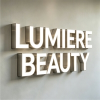 Letras de Canal con Iluminación Frontal LED 3D Personalizadas, Acero Inoxidable, IP54 Impermeable, Multicolor, Control Manual, Letrero para Exteriores para Hogar y Negocios