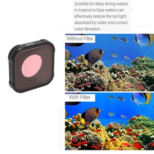 Bán chạy nhất jsr KB loạt lặn Màu Đỏ đỏ tươi Bộ lọc ống kính màu hồng cho GoPro hero13 đen 12 đen 11 đen 10 đen 9 Đen - Product Image 3