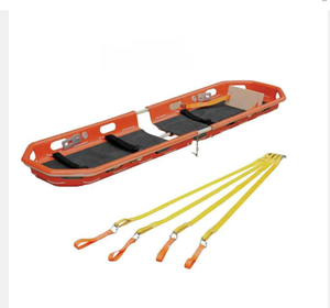 Medical Emergency Orange Folding <b>Stretcher</b> ABS/aluminum <b>Carpet</b> Basket with Glow-in-the-Dark 160kg Capacity - Product Image 1