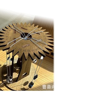 Disco Vertical de Madera SilvaSculpt para Kumihimo, Herramienta para Tejer Cuerdas a Mano, Suministro para Manualidades, Color Madera Natural - Product Image 3