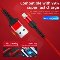 Cable de Datos USB C de Aleación de Aluminio Trenzado Premium de Alta Calidad en Oferta, Transferencia de Datos de Alta Velocidad, Carga Rápida de 3A para Computadora
