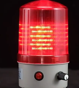 new Original LTE-1101K Rotating Sound &<b>Light</b> Alarm <b>Strobe</b> <b>Light</b> Volume Adjustable with Switch Magnetic Base 12V 24V 220V - Product Image 1