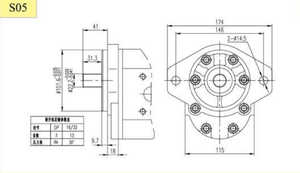 Single Double High Transmission Oil Change Gear Pump Excavator Part Hydraulic Gear Pump 200 Bar - Product Image 1