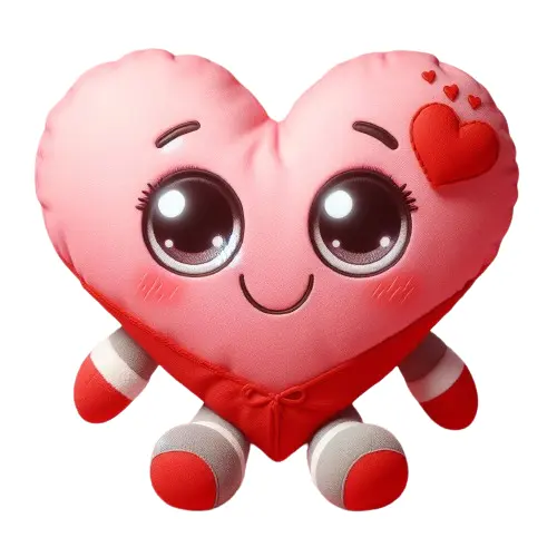 Valentine trái tim sang trọng dễ thương sang trọng tùy chỉnh thiết kế đồ chơi mềm của riêng bạn