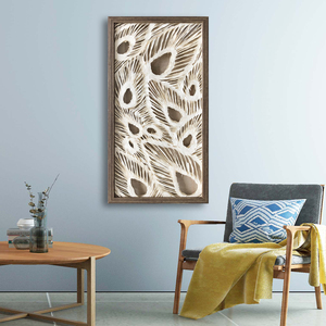 Tùy chỉnh trừu tượng hoa vải nghệ thuật trang trí tường lớn 3D vẽ tay sơn dầu - Product Image 1