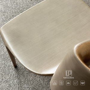 Sillas de Madera Curvadas de Diseño Moderno en Color Marrón Claro para Restaurante, Hotel, Apartamento, Oficina, Comedor - Product Image 3