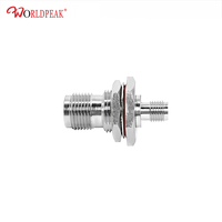 Adaptateur TNC femelle traversant vers SMA femelle avec filetage 7/16-28, connecteur de montage sur panneau pour boîtier radio, vente en gros