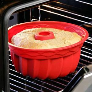 9inch Gear-shaped silicone cake mold DIY bread toast baking tool with functions for chocolate, <b>jelly</b>, <b>pudding</b>, and soap molds - Product Image 1