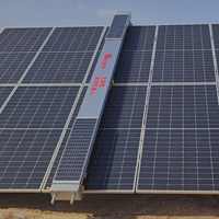 Robot de Limpieza Solar MULTIFIT, Autocargable, Totalmente Automático, con Control Remoto, Máquina de Limpieza de Paneles Solares, Control Remoto y por Web