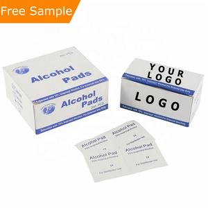 Индивидуальные одноразовые спиртовые салфетки, Заводские салфетки с логотипом для дезинфекции, антисептики - Product Image 1