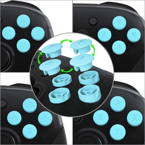 Ensemble de boutons de remplacement Soft Touch pour manette Nintendo Switch Pro - Touches ABXY interchangeables - Product Image 5