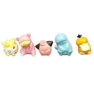 Pokemones figurines d'épaule Meowth Kata Zun <span class=keywords><strong>Fig</strong></span> dormir Munchlax PVC jouets Rowlet Gengar Surprise boîte aveugle pour Capsule - Product Image 4