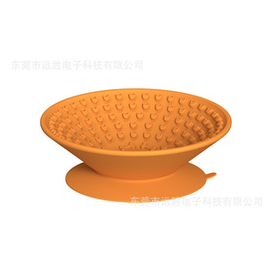 Cuenco de alimentación lenta para mascotas, silicona de calidad alimentaria, antideslizante, universal para gatos y perros, 190x190x55mm - Product Image 5