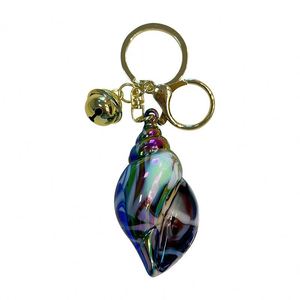 Acrylic Colorful Conch Scallop Pendant Keychain Romantic Seashells Keychain for Couples Jewelry Bag Purse Schoolbag Charms - Product Image 6