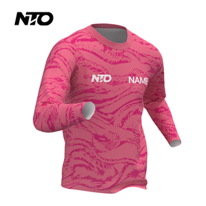 Lichtgewicht Sneldrogend Fietspak Voor Heren Ademend Mountainbike-T-Shirt Met Lange Mouwen Motorfiets Vochtafvoerende Persp - Product Image 2