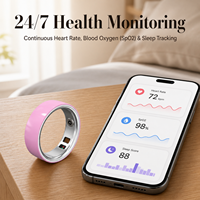 Anneau intelligent en acier inoxydable, suivi du sommeil, moniteur de forme physique, contrôle par application, Android IOS, étanche IP68, charge magnétique