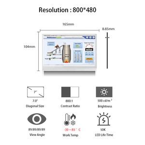 Innolux 7 ''800x480 LCD hiển thị G070ACE-LH3 thiết bị đầu cuối cầm tay màn hình 7 inch LCD module - Product Image 1