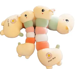 CE/ASTM 2024 Schlussverkauf Plüschtiere niedliche bunte Giraffe für Kinder anpassbare gefüllte Tierspielzeuge Plüschtiere Geburtstagsgeschenk