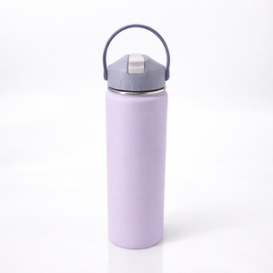 Botella Deportiva Aislada al Vacío, Portátil, de Acero Inoxidable 304, con Logotipo Personalizado, 750 ml (24 oz), con Asa, Tapa con Pajita, Antiderrames, para Viaje, Venta al Por Mayor - Product Image 6