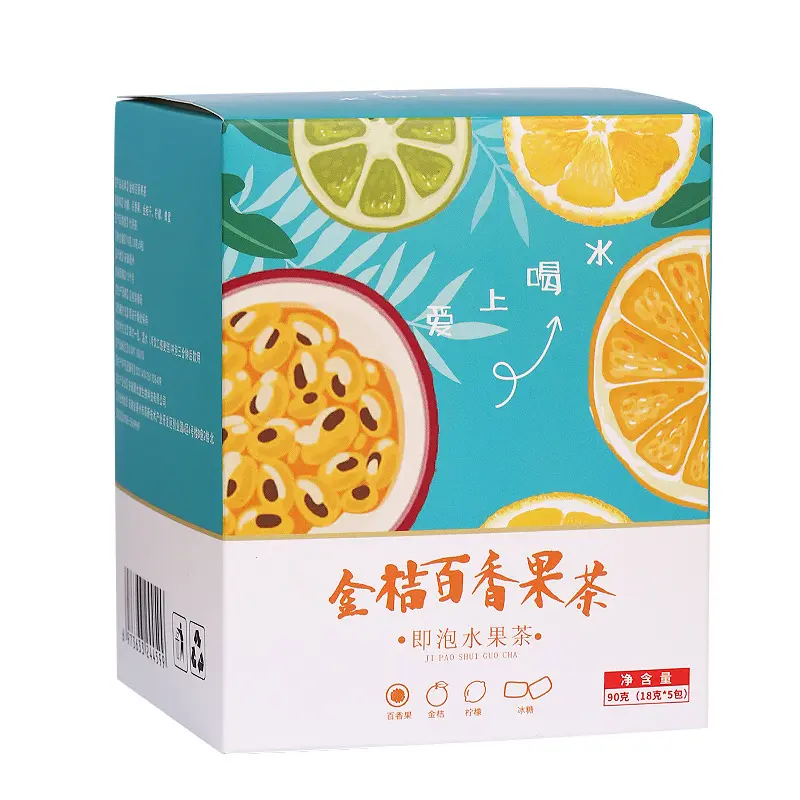 Kumquat passion fruit tea Honey freeze-dried lemon fruit tea