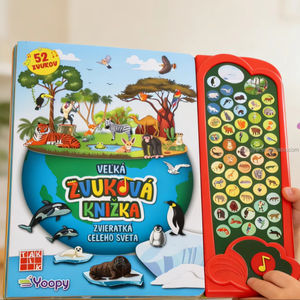 Libro de Sonidos Interactivo de la Vida Silvestre para Niños Pequeños, 52 Sonidos con Música para el Aprendizaje Temprano de Geografía y Animales - Product Image 1