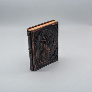 Libreta de Direcciones de Resina Hecha a Mano de Lujo Personalizada con Grabado de Dragón en Relieve, Grabado de Animales en 3D, Libreta Duradera A5 - Product Image 4