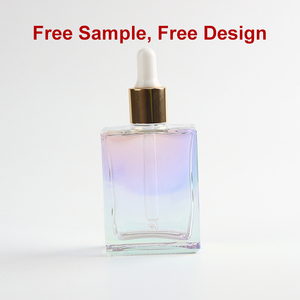 Chai Tinh Dầu Thủy Tinh Màu Cầu Vồng Trong Suốt Xịt Tinh Dầu Chăm Sóc Da Theo Yêu Cầu Chai Nhỏ Giọt Trong Mờ - Product Image 6