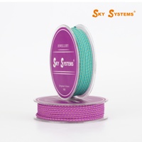Couleur dorée 2.5mm Bijoux Cordon Polyester Corde Bijoux Accessoires Bracelet Collier Matériel