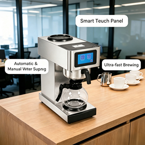 Smart <b>Touch</b> <b>Screen</b> Commercial Drip <b>Coffee</b> Brewer Digital Temperature Control with Dual Warmers for Specialty Cafe - Product Image 2