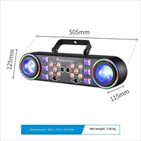 Système d'éclairage de scène LED 7-en-1 avec effet boule rotative DMX RGBW, idéal pour églises, bars, mariages, KTV et boîtes de nuit
