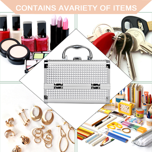 Bán buôn tùy chỉnh Trắng <span class=keywords><strong>Train</strong></span> trường hợp cho các chuyên gia Lớn Túi mỹ phẩm Gương dây kéo nóng bán cá nhân trang điểm trường hợp - Product Image 4