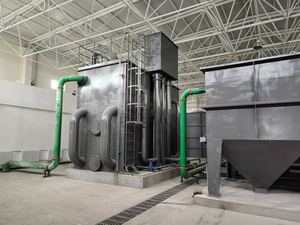 Système d'agitation et de pompage des eaux usées avec commande PLC, boîte de vitesses motorisée, écrémeur d'huile/graisse, garantie 1 an - Product Image 3