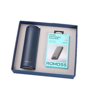 New High-Value Modern Simple Lock <b>Thermos</b> <b>Cup</b> & Power Bank Gift Box Custom Logo Made China for Corporate Meetings Business Gifts - Product Image 5