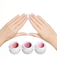 Vernis à ongles en gel Nude Color Uv Led Hema Free Builder Constructeur d'ongles en gel dur dans une bouteille de gel