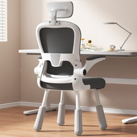 Chaise de bureau exécutive moderne et minimaliste, réglable et confortable, avec accoudoirs réglables en hauteur, design ergonomique en maille, pour atelier (Nylon)