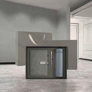 Set de Regalo de Cuaderno A5 Personalizable de Lujo, Compañero de Negocios en Cuero PU con Taza Térmica de Acero Inoxidable 304 y Bolígrafo - Product Image 3